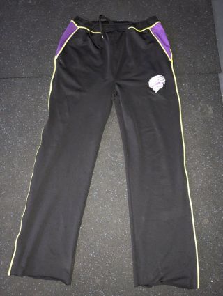 Rare Player Worn Bbl Hobart Hurricanes Cricket Training Trousers Size 32”