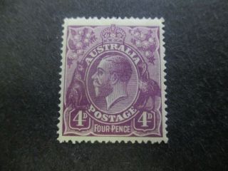 Kgv Stamps: 4d Violet - Rare (f199)