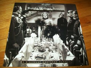 Knight Without Armour Laserdisc Very Rare Marlene Dietrich