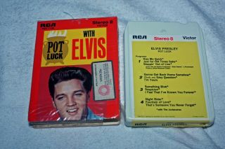 Elvis Presley - Pot Luck - Us 8 Track Tape 1970 - In Card Sleeve - Very Rare