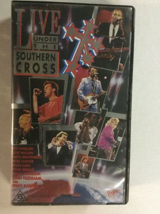 Live Under The Southern Cross Rare 1989 Melbourne Live Concert Vhs Video