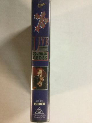 Live Under The Southern Cross Rare 1989 Melbourne Live Concert VHS Video 3