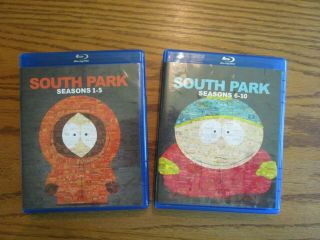 South Park Seasons 1 - 5 And 6 - 10 Out Of Print Rare Season 1 - 10
