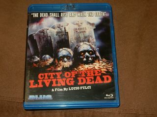 City Of The Living Dead Blu - Ray Blue Underground Rare Region A
