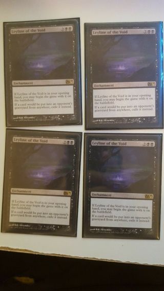 Playset (4x) Of Leyline Of The Void M11 (3 Lp,  1 Mp)