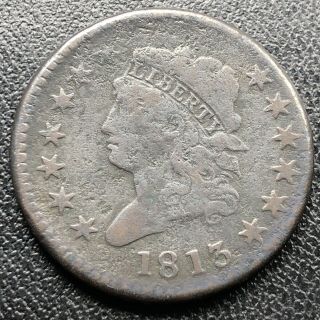1813 Classic Head Large Cent One 1c Rare Better Grade 17723