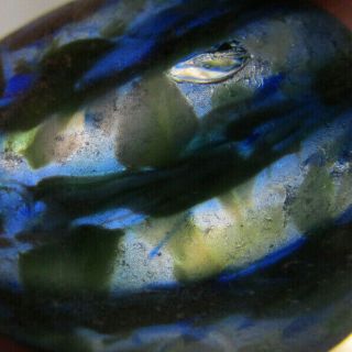 MURANO Beach Sea Glass art Venice Italy Rare - green watermelon (s3) 8