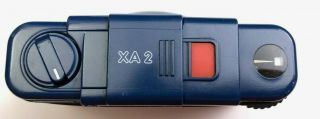 Rare City Blue Olympus XA2 35mm Rangefinder Film Camera 2