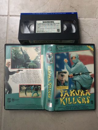 Sakura Killers Vhs/ Rare & Cbs/fox Ninja Action Video