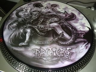 Purgatory ‎– Damage Done.  Picture Disc.  Org,  1996.  Rare Limited Edition