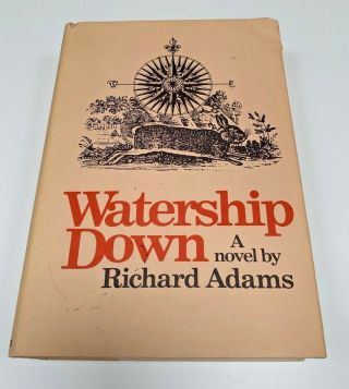 Watership Down Richard Adams Rare First U.  S.  Edition Hc Dj 1972