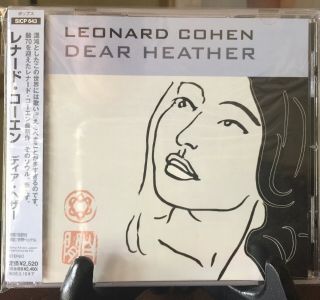 Leonard Cohen - Dear Heather 1st Press Japan Cd W/obi,  Sicp - 643 Oop Rare Pristine