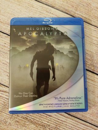 Apocalypto (blu - Ray Disc,  2007) Oop And Very Rare.  Mel Gibson.  Mayan.  Like