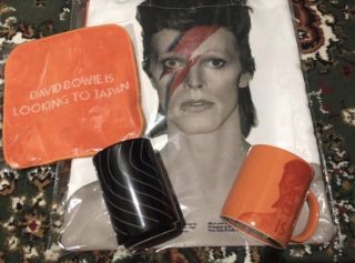 David Bowie Is Set Of 4 Official Items Exhibition Rare Tote Bag Mug Tea Cup F/s