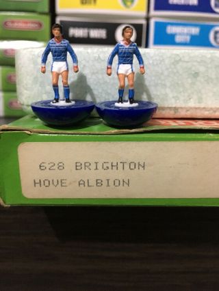 Subbuteo Lw Team - Brighton Hove Albion Ref 628 Players 100 Perfect Very Rare