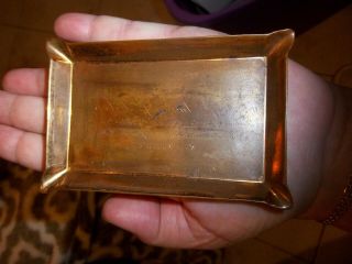Antique Tiffany & Company Copper Rare Business Card Desk Tray