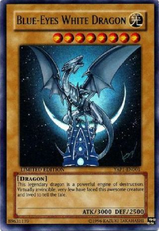 Blue - Eyes White Dragon - Yap1 - En001 - Ultra Rare Pl Yugioh Promos Yu - Gi - Oh R0v