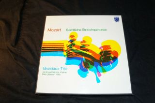 Mozart Grumiaux - Trio String Quintette Philips Nm Rare 3 - Lp Box