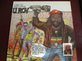 Rare Reggae Lp: U.  Roy " Line Up And Come " 1986 Tappa First Press Sly & Robbie