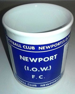 Newport Isle of Wight Football Club 3 Mugs 300ml Centenary Edition 1988 Rare 3