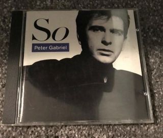 Peter Gabriel - So - Original1986 Cd Ex W/ Alt Track Order Rare Oop