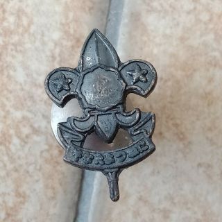 Rare Vintage 60s Japan Scout Button Pin Badge 3