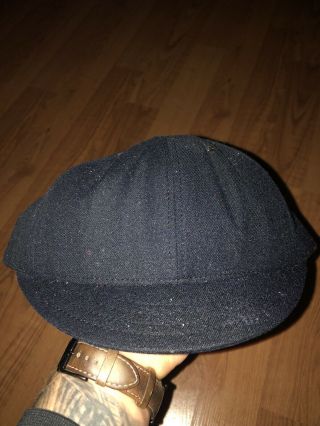 Vintage Rare Era Pro Model Short Duck Bill Umpire Baseball Cap Hat Wool Mlb
