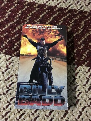 Billy Badd Vhs Suuuuper Rare York Home Video Sov Sleazy Action Aip Raedon