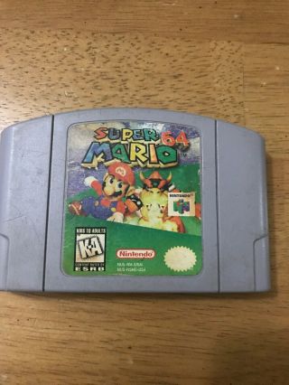 Oem Mario 64 Nintendo 64 N64 Authentic Video Game Cart Rare Classic Retro