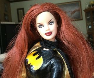 Very Rare - Htf - Batgirl Batgirl Woman Barbie Doll Collector Dc Comics