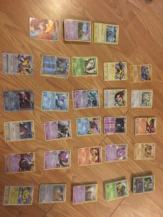 600 Pokémon Cards,  Includes Common,  Uncommon,  And Rare Cards.
