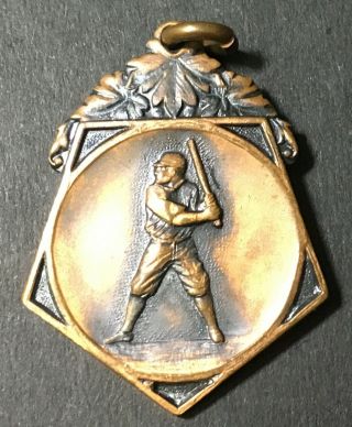 1933 Aj Reach Wright Ditson Baseball Medal Vintage Old Rare Antique Charm