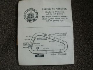 vintage Kempton park horse racing programme Rare Christmas 1965 Arkle 2