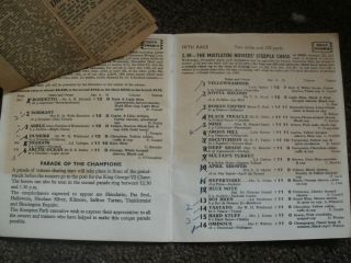 vintage Kempton park horse racing programme Rare Christmas 1965 Arkle 5