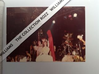 Rozz Williams Owned - P.  E Performance Onstage - Rozz Rare Candid Photo