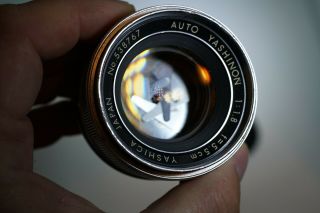Rare Yashica Yashinon 5.  5cm F/1.  8 Lens M42 Screw Mount