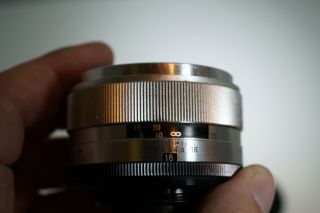 Rare YASHICA YASHINON 5.  5cm f/1.  8 Lens M42 Screw Mount 4