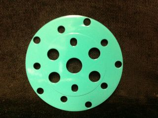 Very Rare Color Nos Teal Pro Neck Power Disc Old School Bmx Usa Chainring Tuf