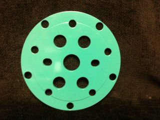 Very Rare Color NOS Teal PRO NECK POWER DISC Old School BMX USA Chainring Tuf 2