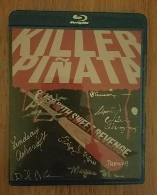 Killer Pinata - Blu - Ray - Signed By Cast & Crew - Rare