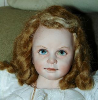 Rare & Early Porcelain Doll Jane Bradbury Gwen Ooak Blue Ribbon Winner