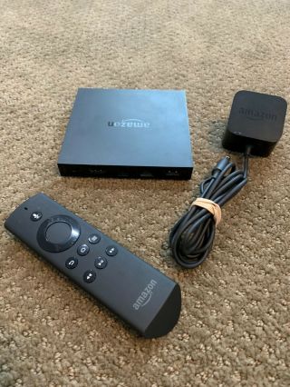 Amazon Fire Tv Box (rare) -,  1080p Hd,  Surround Sound