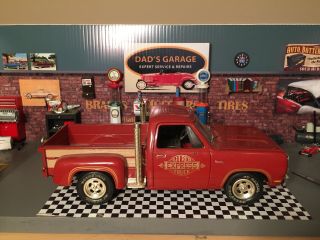1978 Dodge Ram Stepside Lil Red Pickup Truck,  Hemi,  Mopar Ertl Diecast 1:18 Rare