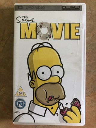The Simpsons Movie (umd Movie For Psp) Rare