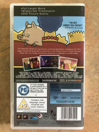 The Simpsons Movie (UMD Movie for PSP) RARE 3