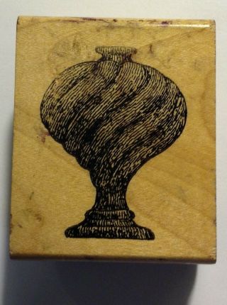Rare Urn / Vase Edward Gorey Rubber Stamp - - Gothic Altered Art Craft