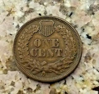 RARE 1868 BROWN U.  S INDIAN HEAD PENNY CLEAR SHARP DATE DETAILS NO/RES 4