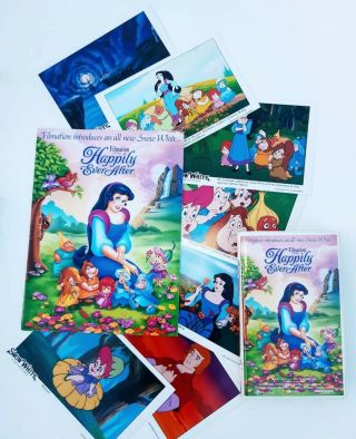 Vintage Snow White Happily Ever After Filmation Press Kit Very Rare