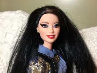 VERY RARE barbie doll raquelle Fully Articulated Glam luxe metallic CBD29 4