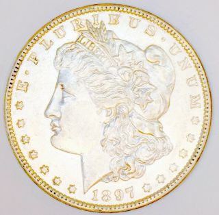 1897 O Morgan Dollar Ms,  Ultra Rare Key Date Piece Wow $nr 07852